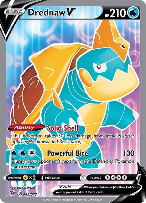 Image for Drednaw V (Full Art) (69/73) (Champion's Path) (CHP) - Pokemon