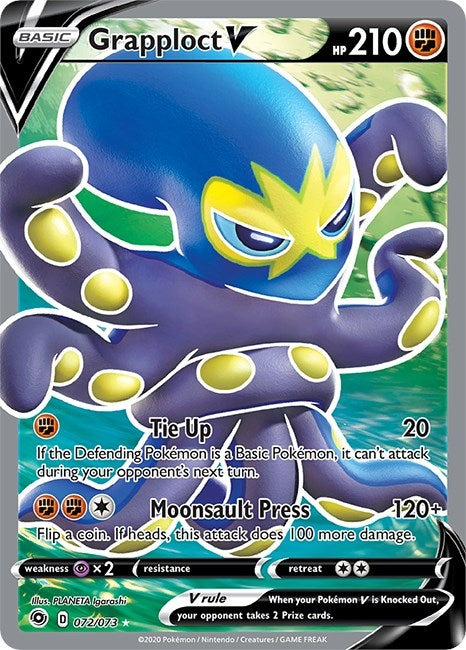 Image for Grapploct V (Full Art) (72/73) (Champion's Path) (CHP) - Pokemon