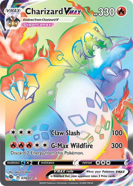 Image for Charizard VMAX (Secret) (74/73) (Champion's Path) (CHP) - Pokemon