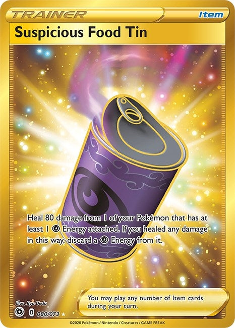 Image for Suspicious Food Tin (Secret) (80/73) (Champion's Path) (CHP) - Pokemon