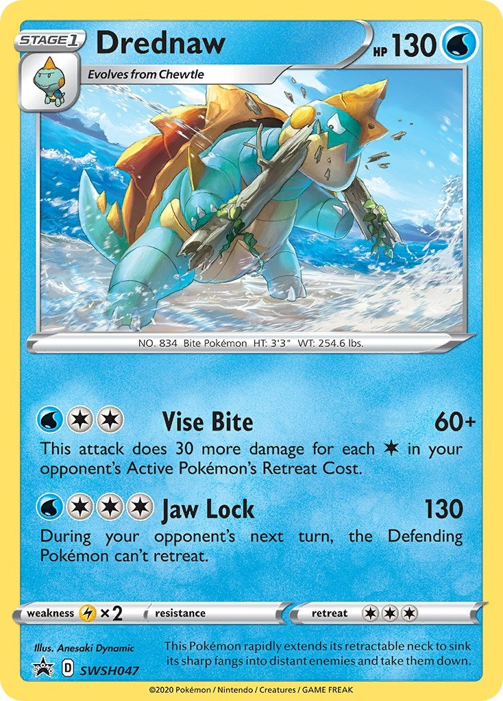 Image for Drednaw - SWSH047 (SWSH047) (SWSH: Sword & Shield Promo Cards) (SWSD) - Pokemon