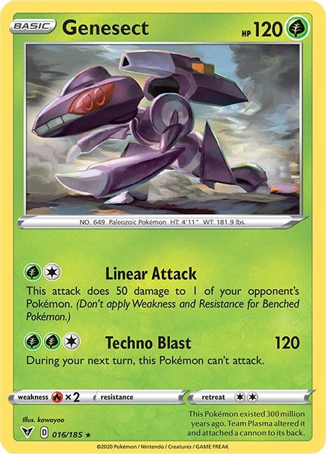 Image for Genesect (016/185) (SWSH04: Vivid Voltage) (SWSH04) - Pokemon