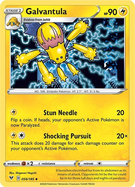 Image for Galvantula (056/185) (SWSH04: Vivid Voltage) (SWSH04) - Pokemon