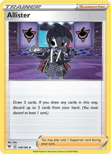 Image for Allister (146/185) (SWSH04: Vivid Voltage) (SWSH04) - Pokemon
