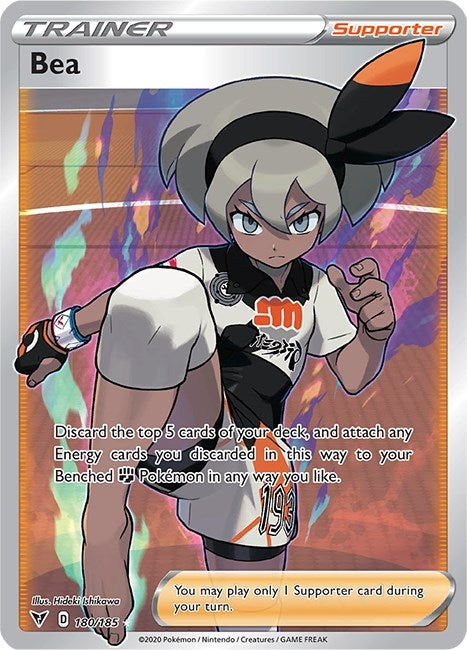 Image for Bea (Full Art) (180/185) (SWSH04: Vivid Voltage) (SWSH04) - Pokemon