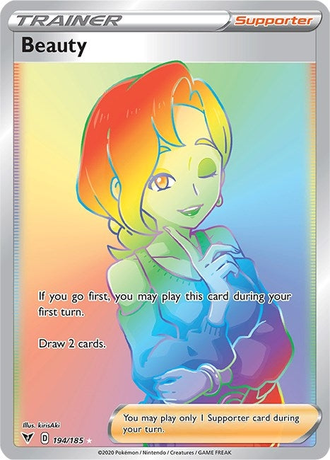 Image for Beauty (Secret) (194/185) (SWSH04: Vivid Voltage) (SWSH04) - Pokemon