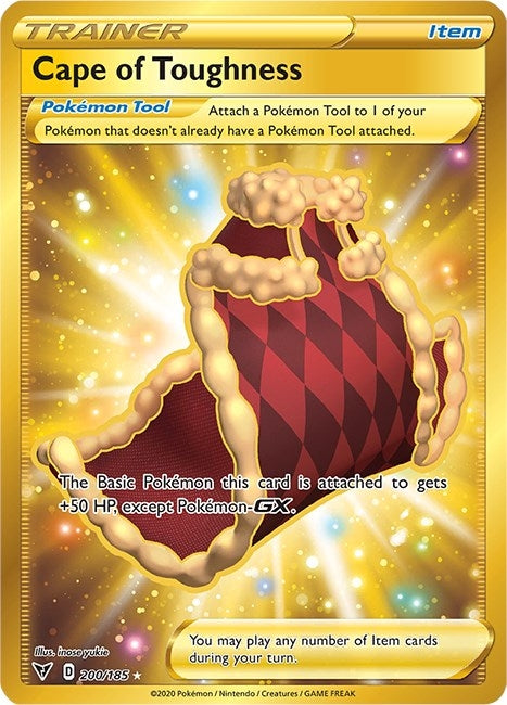 Image for Cape of Toughness (Secret) (200/185) (SWSH04: Vivid Voltage) (SWSH04) - Pokemon