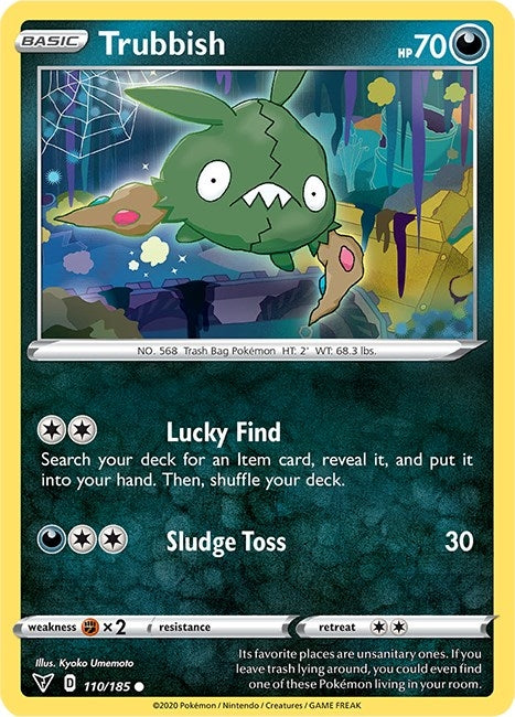 Image for Trubbish (110/185) (SWSH04: Vivid Voltage) (SWSH04) - Pokemon
