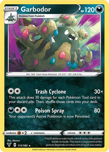Image for Garbodor (111/185) (SWSH04: Vivid Voltage) (SWSH04) - Pokemon