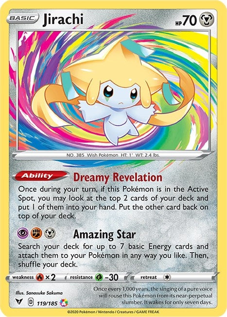 Image for Jirachi (119/185) (SWSH04: Vivid Voltage) (SWSH04) - Pokemon