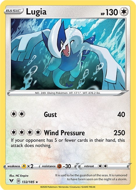Image for Lugia (132/185) (SWSH04: Vivid Voltage) (SWSH04) - Pokemon