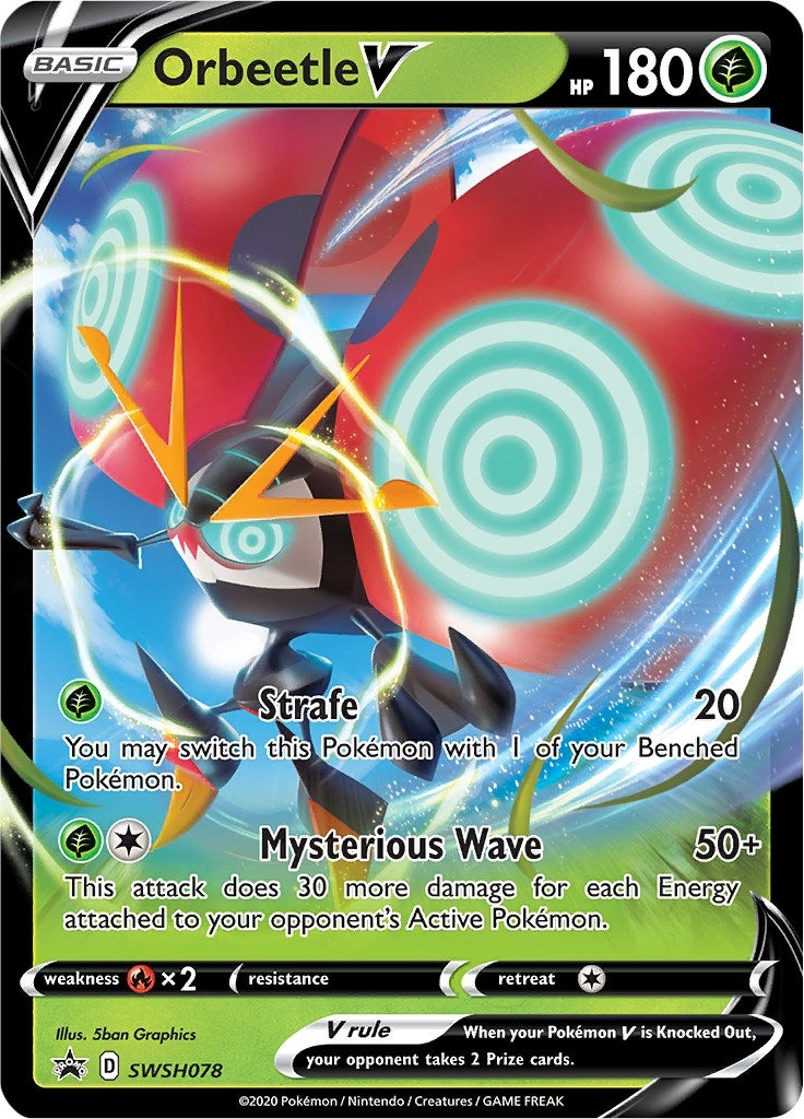 Image for Orbeetle V - SWSH078 (SWSH078) (SWSH: Sword & Shield Promo Cards) (SWSD) - Pokemon