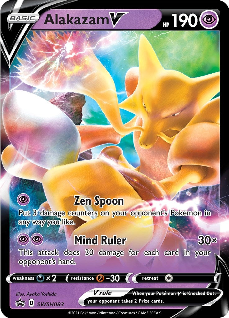 Image for Alakazam V - SWSH083 (SWSH083) (SWSH: Sword & Shield Promo Cards) (SWSD) - Pokemon