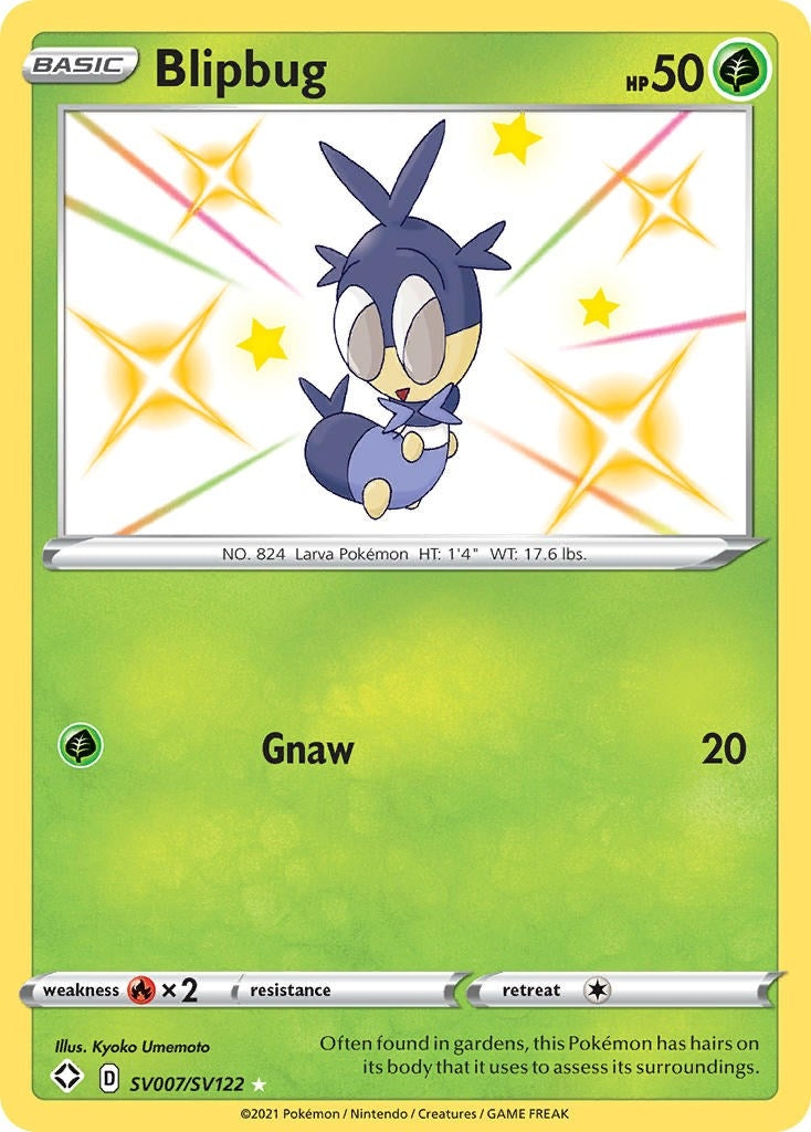 Image for Blipbug (SV007/SV122) (Shining Fates: Shiny Vault) (SHFSV) - Pokemon
