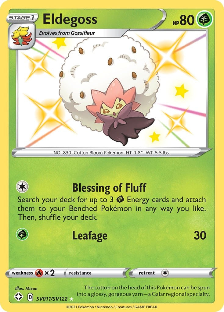 Image for Eldegoss (SV011/SV122) (Shining Fates: Shiny Vault) (SHFSV) - Pokemon