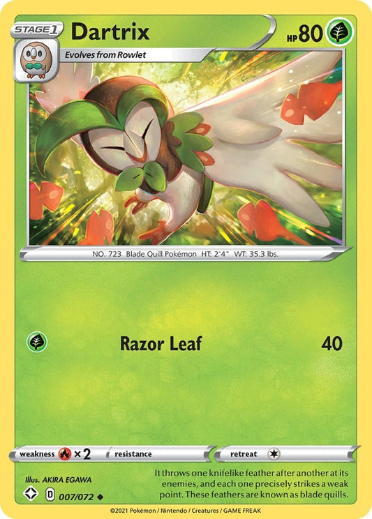 Image for Dartrix (007/072) (Shining Fates) (SHF) - Pokemon