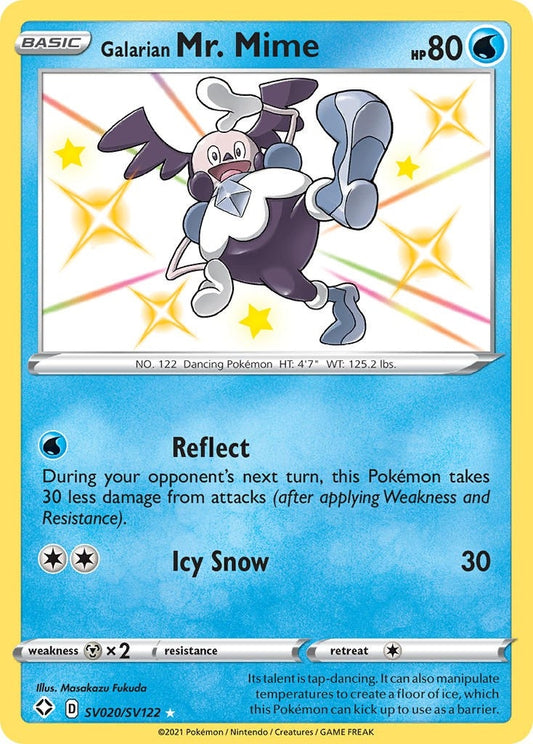 Image for Galarian Mr. Mime (SV020/SV122) (Shining Fates: Shiny Vault) (SHFSV) - Pokemon