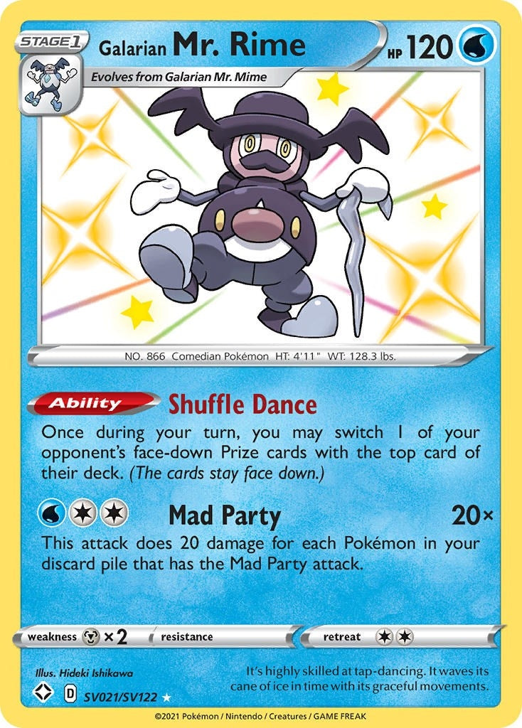 Image for Galarian Mr. Rime (SV021/SV122) (Shining Fates: Shiny Vault) (SHFSV) - Pokemon