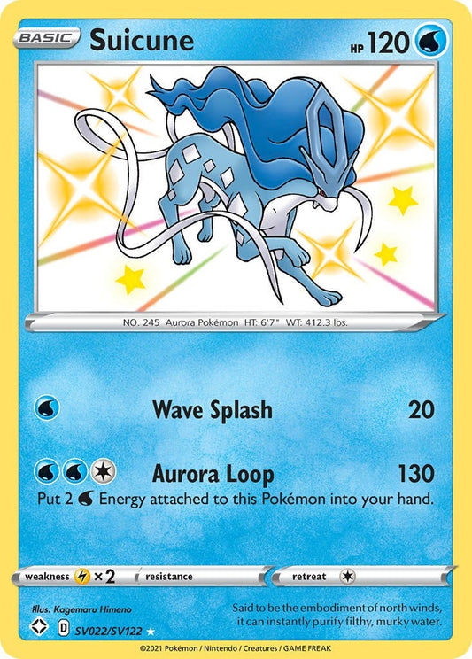 Image for Suicune (SV022/SV122) (Shining Fates: Shiny Vault) (SHFSV) - Pokemon