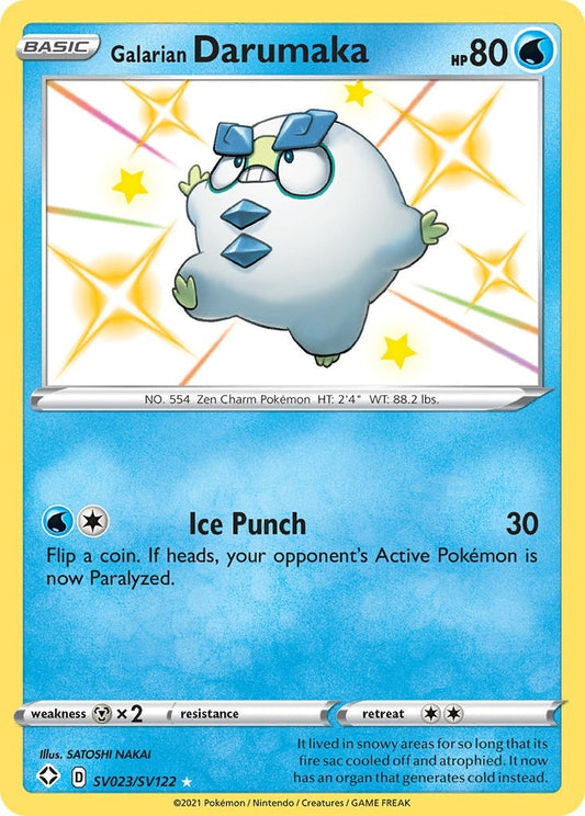 Image for Galarian Darumaka (SV023/SV122) (Shining Fates: Shiny Vault) (SHFSV) - Pokemon
