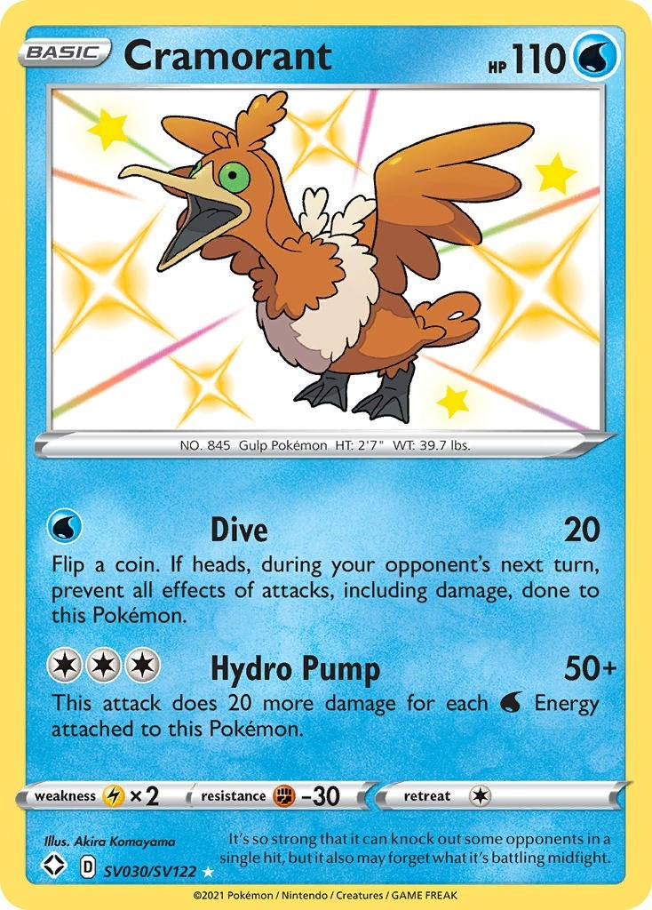 Image for Cramorant (SV030/SV122) (Shining Fates: Shiny Vault) (SHFSV) - Pokemon