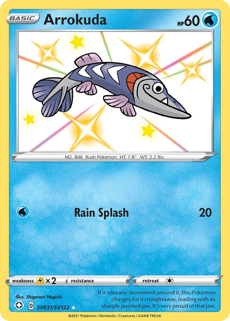 Image for Arrokuda (SV031/SV122) (Shining Fates: Shiny Vault) (SHFSV) - Pokemon