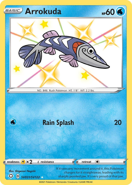 Image for Arrokuda (SV031/SV122) (Shining Fates: Shiny Vault) (SHFSV) - Pokemon