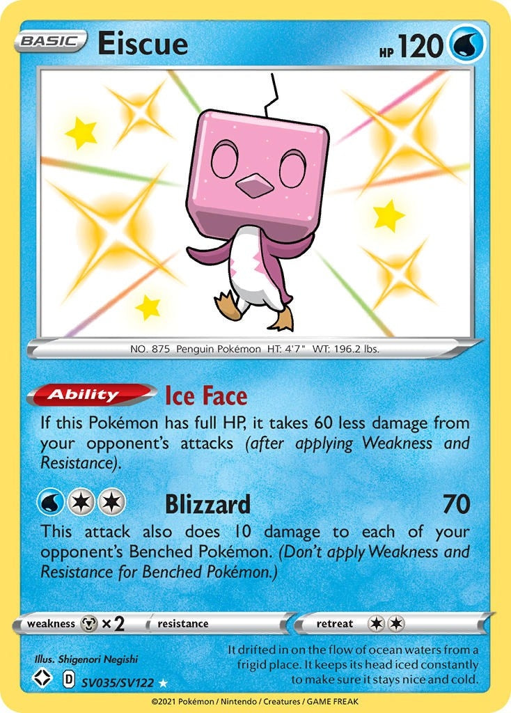 Image for Eiscue (SV035/SV122) (Shining Fates: Shiny Vault) (SHFSV) - Pokemon