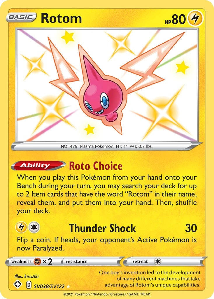 Image for Rotom (SV038/SV122) (Shining Fates: Shiny Vault) (SHFSV) - Pokemon