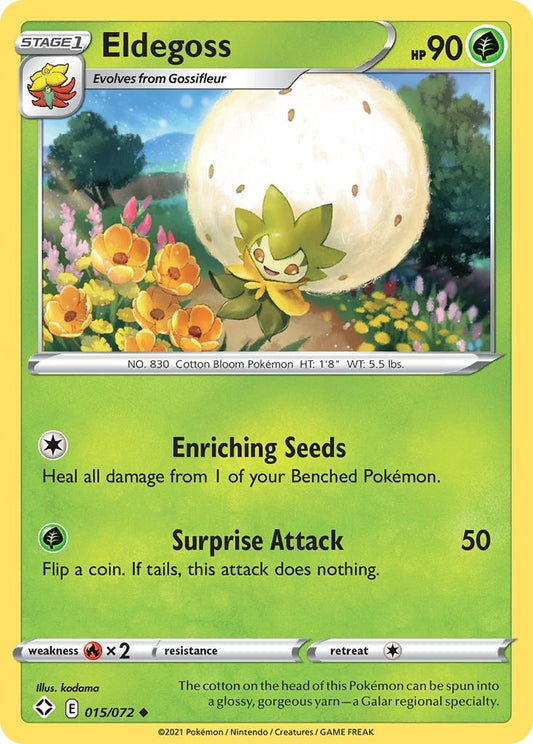 Image for Eldegoss (015/072) (Shining Fates) (SHF) - Pokemon