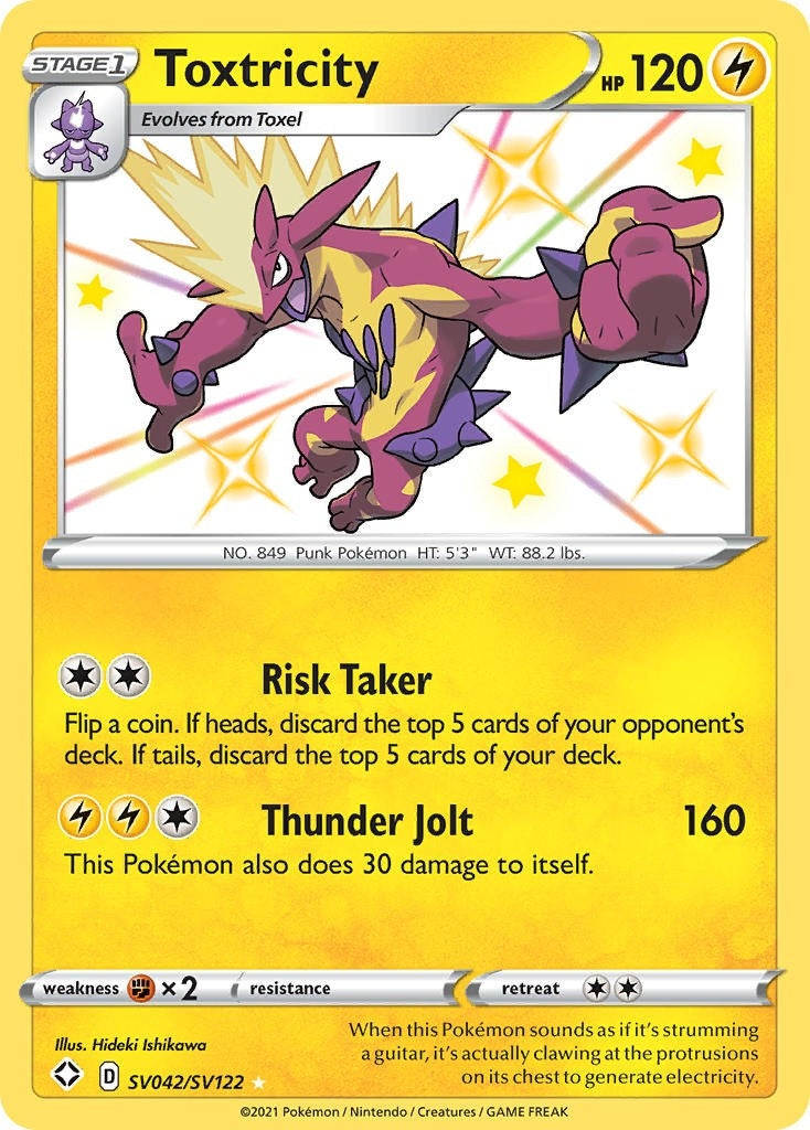 Image for Toxtricity (SV042/SV122) (Shining Fates: Shiny Vault) (SHFSV) - Pokemon
