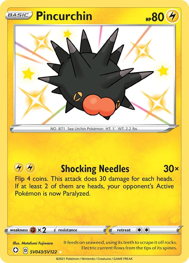 Image for Pincurchin (SV043/SV122) (Shining Fates: Shiny Vault) (SHFSV) - Pokemon