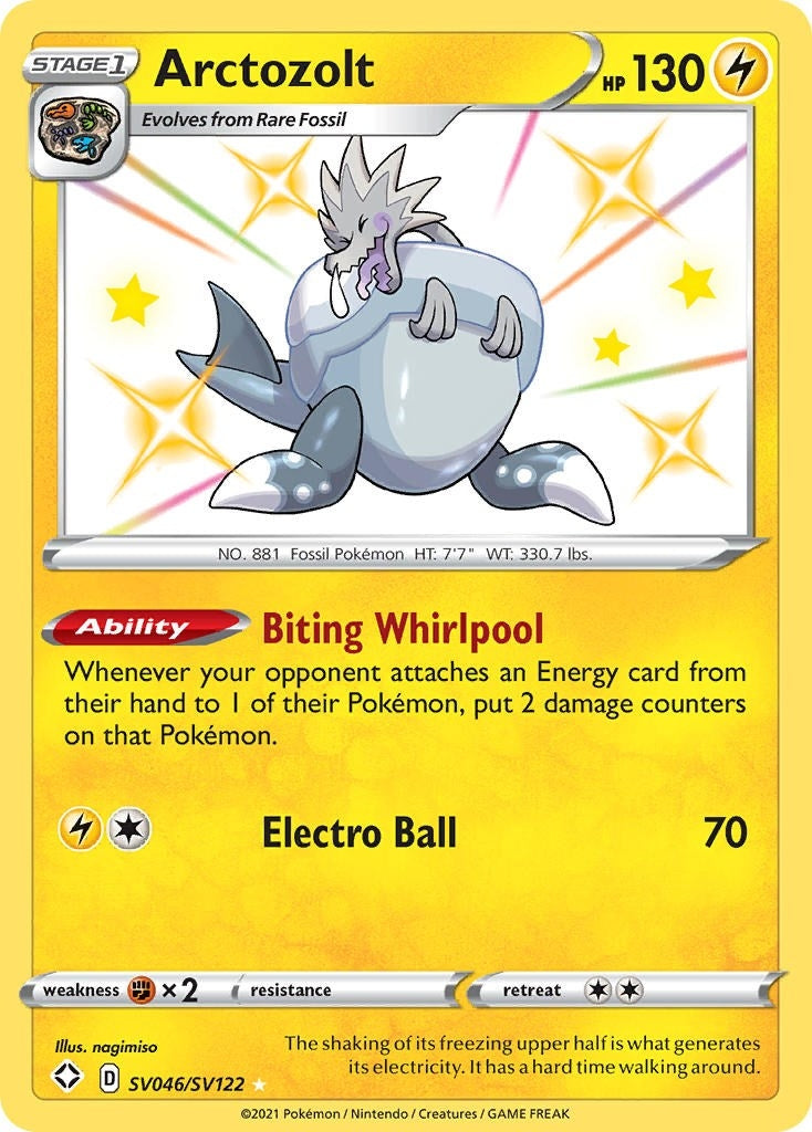 Image for Arctozolt (SV046/SV122) (Shining Fates: Shiny Vault) (SHFSV) - Pokemon