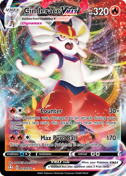 Image for Cinderace VMAX (019/072) (Shining Fates) (SHF) - Pokemon
