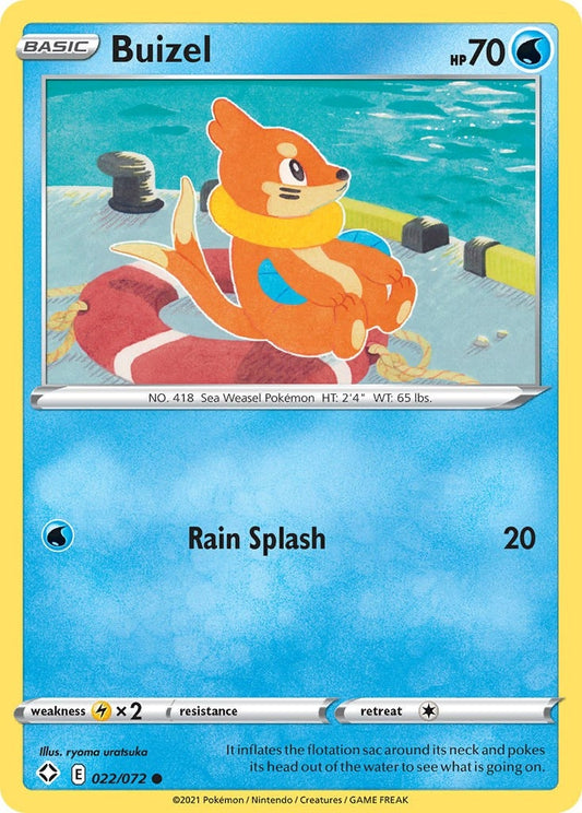 Image for Buizel (022/072) (Shining Fates) (SHF) - Pokemon