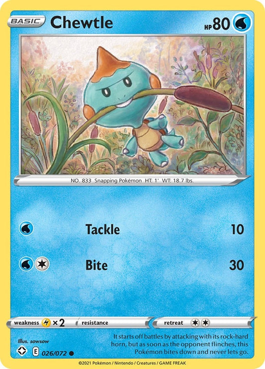 Image for Chewtle (026/072) (Shining Fates) (SHF) - Pokemon