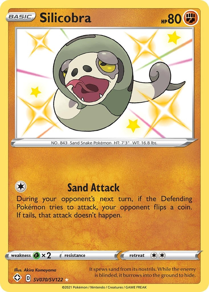 Image for Silicobra (SV070/SV122) (Shining Fates: Shiny Vault) (SHFSV) - Pokemon