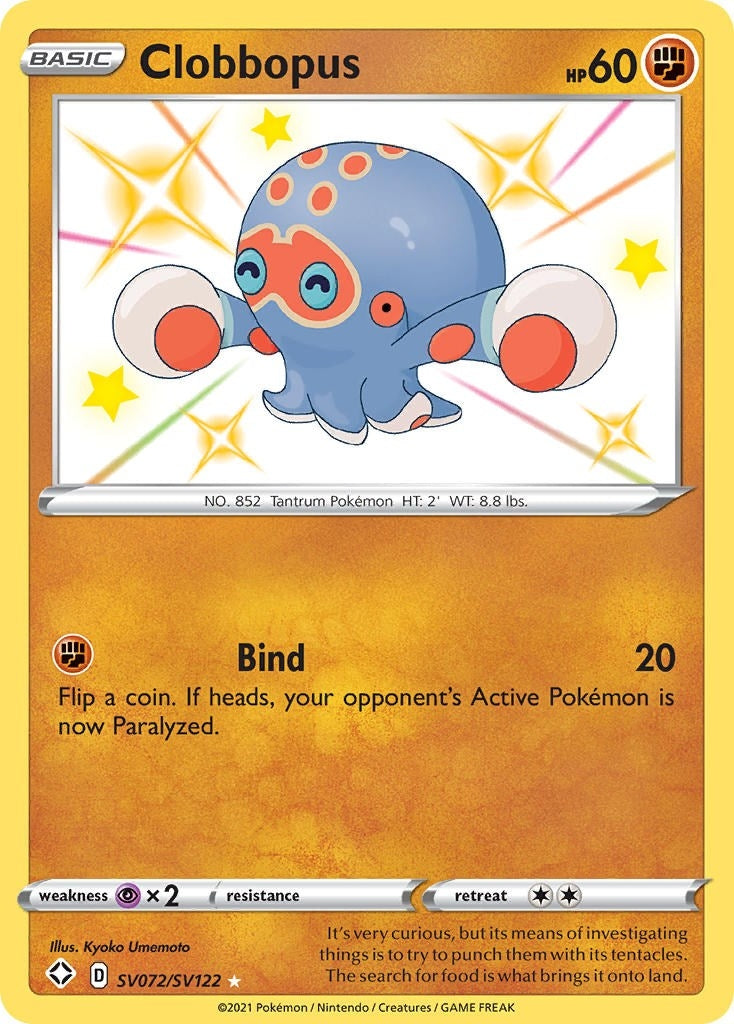 Image for Clobbopus (SV072/SV122) (Shining Fates: Shiny Vault) (SHFSV) - Pokemon