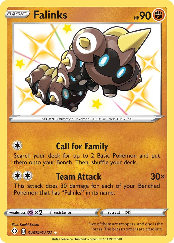 Image for Falinks (SV074/SV122) (Shining Fates: Shiny Vault) (SHFSV) - Pokemon