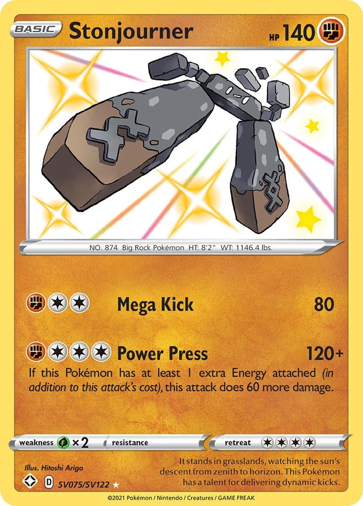Image for Stonjourner (SV075/SV122) (Shining Fates: Shiny Vault) (SHFSV) - Pokemon