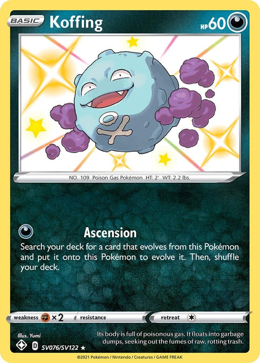 Image for Koffing (SV076/SV122) (Shining Fates: Shiny Vault) (SHFSV) - Pokemon