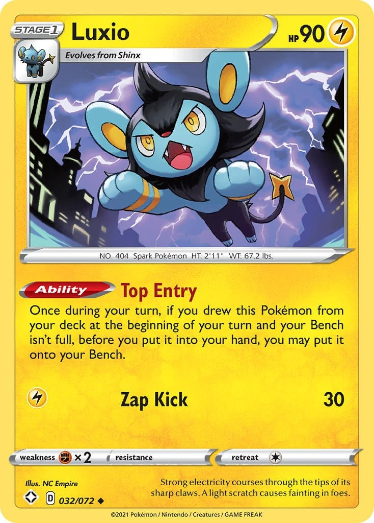 Image for Luxio (032/072) (Shining Fates) (SHF) - Pokemon