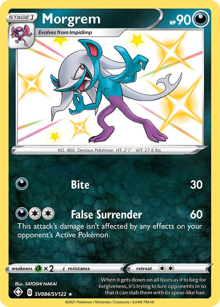 Image for Morgrem (SV084/SV122) (Shining Fates: Shiny Vault) (SHFSV) - Pokemon