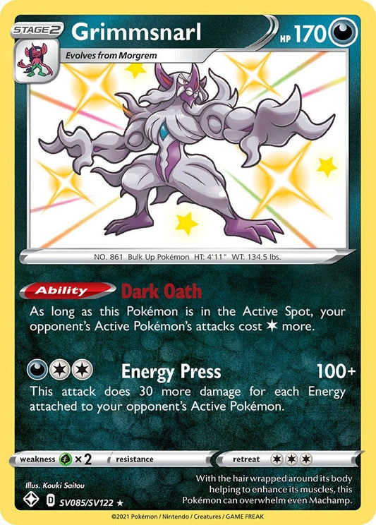 Image for Grimmsnarl (SV085/SV122) (Shining Fates: Shiny Vault) (SHFSV) - Pokemon
