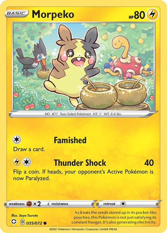 Image for Morpeko (035) (035/072) (Shining Fates) (SHF) - Pokemon