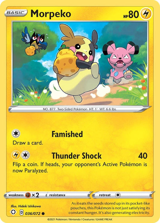 Image for Morpeko (036) (036/072) (Shining Fates) (SHF) - Pokemon