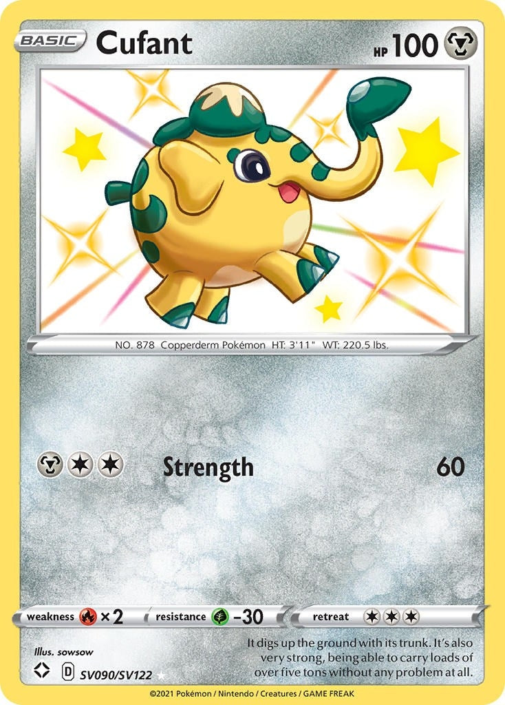 Image for Cufant (SV090/SV122) (Shining Fates: Shiny Vault) (SHFSV) - Pokemon