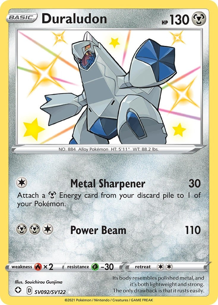 Image for Duraludon (SV092/SV122) (Shining Fates: Shiny Vault) (SHFSV) - Pokemon