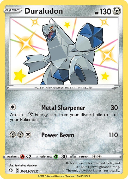 Image for Duraludon (SV092/SV122) (Shining Fates: Shiny Vault) (SHFSV) - Pokemon