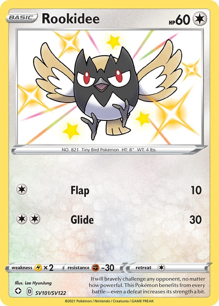 Image for Rookidee (SV101/SV122) (Shining Fates: Shiny Vault) (SHFSV) - Pokemon